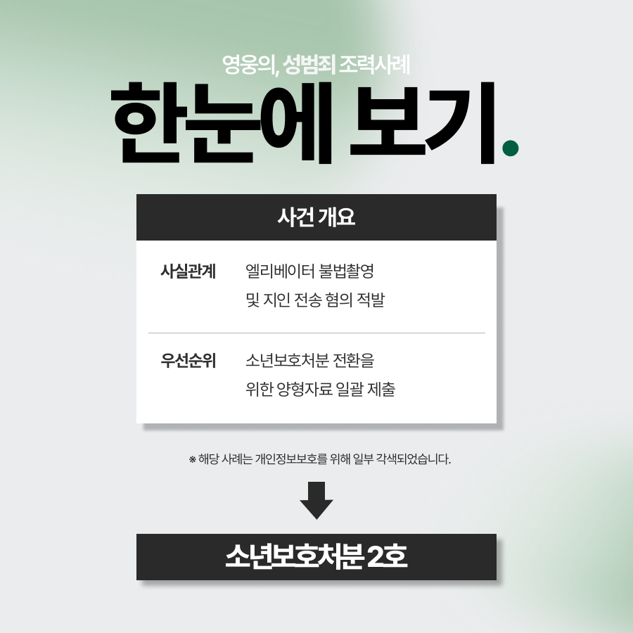 성범죄무고죄 소년보호처분 2호 사례 요약